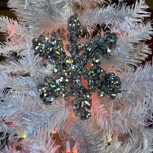Vintage Snowflake Christmas Ornament